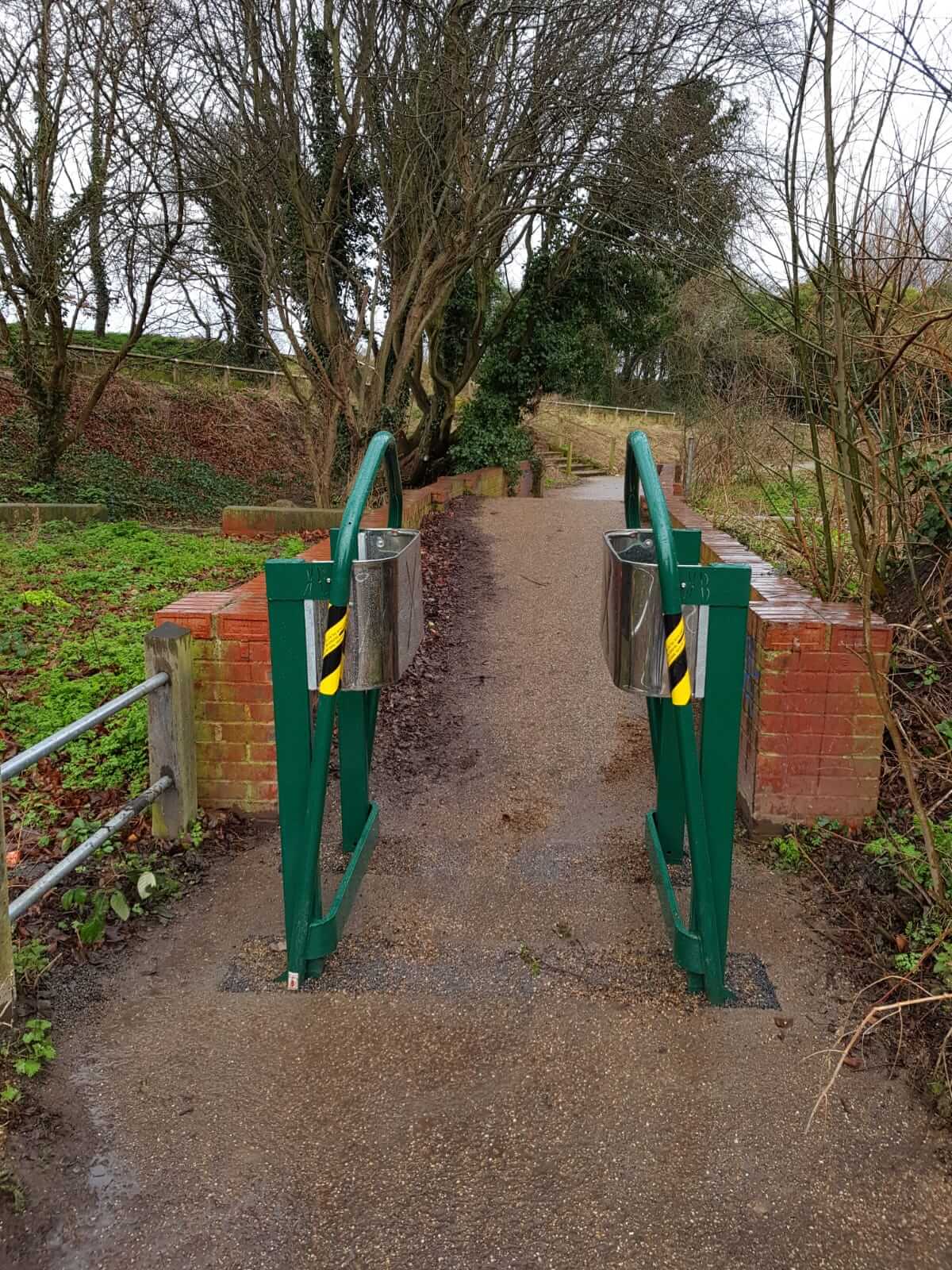 Barriers near Reigate
